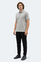 Zodiacs Men's Polo Collar Gray T-Shirt - 4