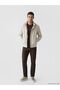 Lcwaikiki Classic Beige Hooded Men's Jacket - 2