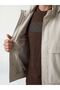 Lcwaikiki Classic Beige Hooded Men's Jacket - 4