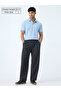 Blue Cotton Polo with Checkered Trim - 5