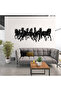 | Horses Vinyl Wall Sticker for Office, Home | Decal Sticker | Home Decor (White, Medium) - 4