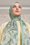 Women's Hijab Shawl Voile Shawl Cupro Silky Textured Wrinkle Resistant Lightweight Shawl - 4