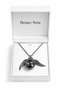 Unisex Winged Pocket Watch Necklace Silver Color 60 cm Chain Vintage Design - 6