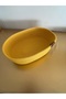 Sarı renkli oval sepet - 3