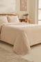 Lisa 100% Cotton Double Duvet Cover Set Rose - 3