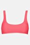 Women Textured Padded Bikini Top, Pink - 3