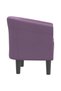Fotoliu tip cuvă, violet, material textil - 4