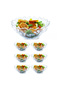 Glass Dessert Bowls, 150ml, Crystal Glass Bowls for Ice Cream, Fruit, Pudding, Snack, Nuts - Dipping