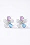 Colorful Glitter Flower Model Bijouterie Earrings - 5