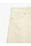 Normal Waist Cotton Bermuda Straight Fit Jean Shorts - 8