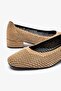 Oblomov Oil Green Suede Leather Women's Heeled Shoes - 5