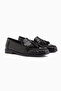 Kethy Genuine Leather Black Patent Leather Women's Loafer - 4