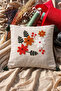 Modern Punch Embroidered 2-Piece Throw Pillow Cover 43X43 Decorative - 2