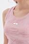 Women's Print Detailed Design Crop Top with Metal Brand Logo on the Front - 7