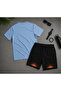 Basic Oversize T-Shirt and Shorts Set – Relaxed Fit, Casual Sports Combo