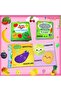 Baby My First Cloth Book Fruit and Vegetables with Squeaker and Crinkle Paper - 4