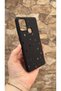 Samsung Galaxy A21S Compatible Mini Black Star Patterned Silicone Shock Absorbing Classic Protective Case - 3