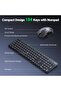 Wireless Keyboard and Mouse Combo, 2.4GHz Ergonomic Keyboard Mouse(UAE VERSION) - 5