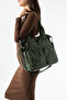 571 Quality Washed Leather Imported Casual Bag with Inner and Front Pockets, Both Shoulder and Hand Bag - 3