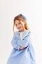 Daisy Embroidered Baby and Girls' Dress - Baby Collar Ruffled Linen Dress - 6