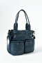 571 Quality Washed Leather Imported Casual Bag with Inner and Front Pockets, Both Shoulder and Hand Bag - 3