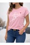 Women's Crew Neck Combed Cotton Trash Man Printed T-Shirt