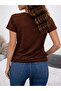 Women's Crew Neck Combed Cotton Trash Man Printed T-Shirt - 3