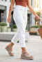 Mink Genuine Leather Platform Heeled Women's Sporty Look Sandals with Ankle Strap, Open Front and Back - 5
