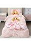 Tiara single 100% cotton ranforce duvet cover set powder (3 pieces) 160x220 powder