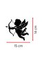 Love Angel Car Sticker - Arrow-Shooting Angel Auto Sticker - Vehicle Sticker 15X14Cm - 4