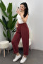 Women's Tile Carrot Cut Striped Sweatpants - 5