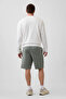 شورت كاكي أساسي للرجال - 6
