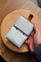 Transparent Card Holder 20 Compartments Genuine Leather Small Card Holder Business Card Holder 9.5 X 7 cm - 5