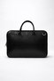 Sanmorris Unisex 15.6 Inch Compatible Faux Leather Impact-Proof Laptop and Briefcase Bag - 4