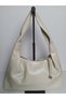 Women's Beige Shoulder Daily Bag - 6