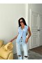 Large Button Detailed Polo Collar Slim Vest Ss25Bz0044