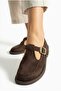 Women's Suede T-Strap Loafer Shoes