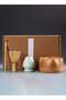 Traditional Tea Service with Bamboo Bowl, Scoop, Whisk and Holder, Natural Bamboo
