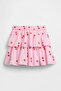 Girl's Pink Tiered Skirt