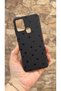 Casper Via F20 Compatible Mini Black Heart Patterned Silicone Shock Absorbing Classic Protected Rubber Case