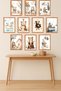 10-Piece Frame-Looking Teddy Bear Set |   Cute |   Nordic |   Nursery Painting Set 15X20 cm Mdf Uv Printing - 2