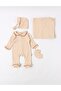 Set 4 piese bebe Kriss, model crem - 2