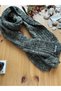 Woolen Two-Color Hair Braided Soft and Smooth Unisex Scarf That Hugs You with Love - 4