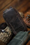 Genuine Leather Crossbody Bag with Phone Compartment - 7