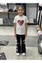 Girl's Turkish Flag T-Shirt and Leggings Two-Piece Set. 23 April Show Outfit - 3