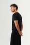 Unisex Regular Fit Basic T-Shirt with Collar and Washed Sleeves - 3