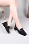 Norte Knitwear Heeled Shoes Black - 3