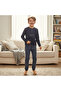 Young Men's Cotton Navy Blue Color Pajama Set Al001 V1 Bb2431 - 7