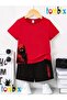 Yandan Ninja Printed T-Shirt Shorts Summer Children's Set