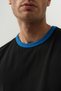 Unisex Regular Fit Basic T-Shirt with Collar and Washed Sleeves - 3